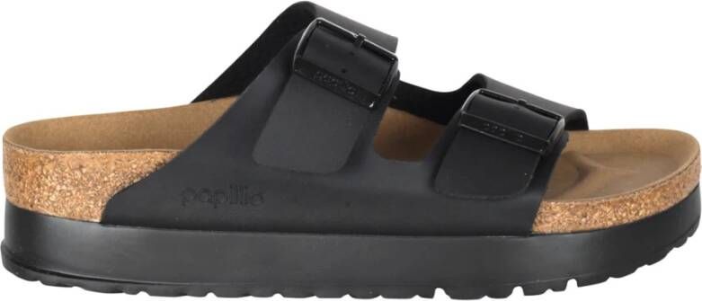 Birkenstock Arizona Platform Sandaal Black Dames