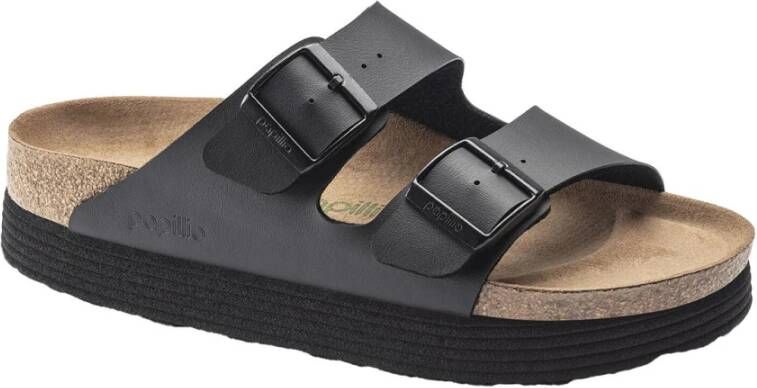 Birkenstock Arizona Platform Sandaal Zwart Dames