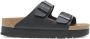 Birkenstock Zwarte Logo Sandalen Gesp Sluiting Rubberen Zool Black Dames - Thumbnail 32