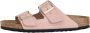 Birkenstock Roze Nubuck Dubbele Band Sandalen Pink Dames - Thumbnail 8