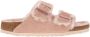 Birkenstock Arizona Shearling Sandalen Roze Dames - Thumbnail 1