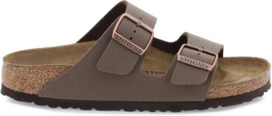 Birkenstock Arizona Slides met smalle pasvorm Brown Dames