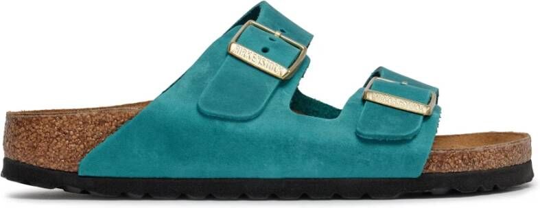 Birkenstock Arizona Slippers Green Dames