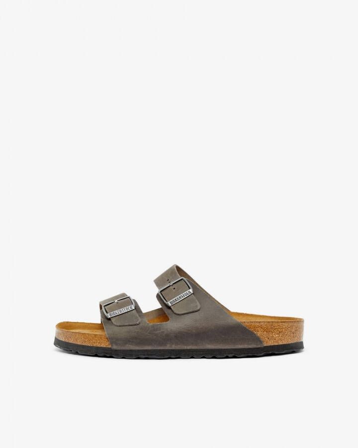 Birkenstock Arizona slippers Grijs Heren