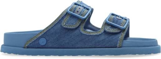 Birkenstock Arizona Stone Washed Sandalen Blue Heren