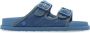 Birkenstock Blauwe Leren Sandalen voor Mannen Blue Heren - Thumbnail 10