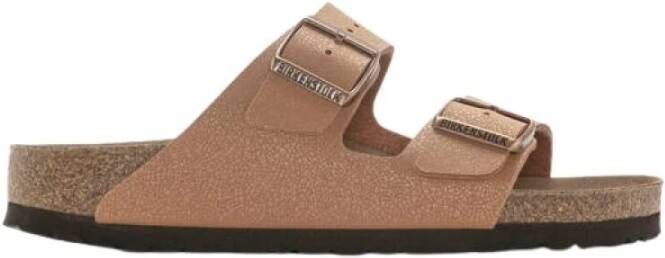 Birkenstock Arizona Vegan Birko-Flor Sandalen Brown Heren