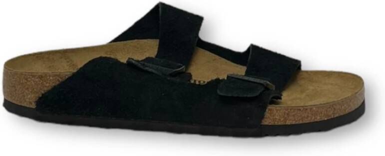 Birkenstock Arizona Zwarte Sandalen Black Heren