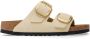 Birkenstock Beige Leren Arizona Sandalen Beige Dames - Thumbnail 1