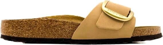 Birkenstock Beige Sandaal Madrid Collectie Lente Zomer Beige Dames