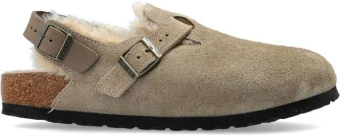 Birkenstock Schoenen Tokio Binnen Shearling Beige Dames