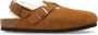 Birkenstock Bruine Suède Sandalen met Shearling Voering Brown Unisex - Thumbnail 8