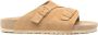 Birkenstock Beige Suède Gesp Sandalen Beige Heren - Thumbnail 1