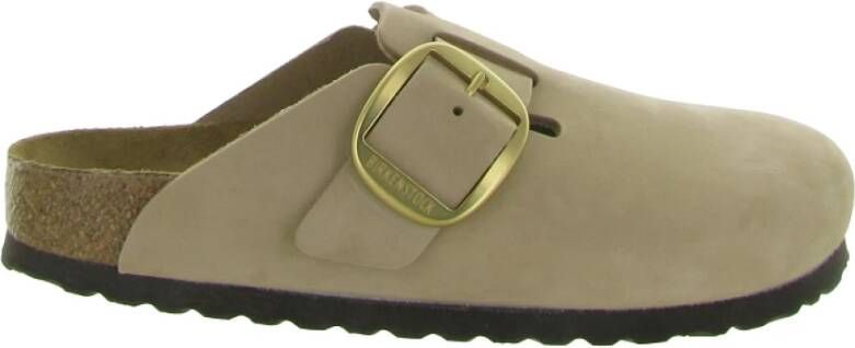 Birkenstock Big Buckle Sandalen Beige Dames