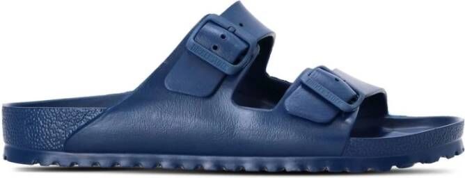 Birkenstock Blauwe Arizona Twee-Riem Sandalen Blue Heren