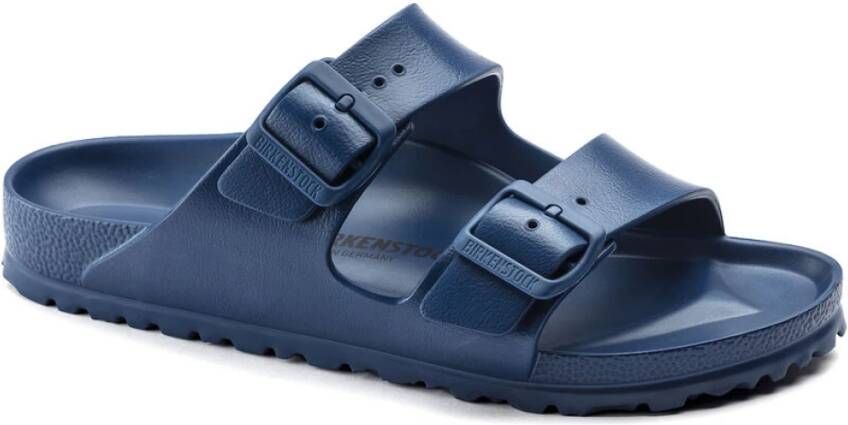 Birkenstock Blauwe Sandalen Arizona EVA Brede Pasvorm Blauw Heren