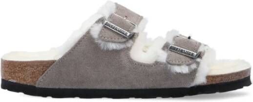 Birkenstock "Bont Slides voor Tieners" Grijs Dames