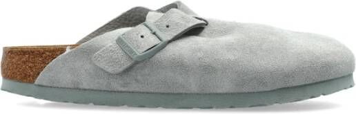 Birkenstock Boston BS Slides Gray Dames