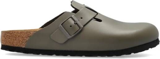 Birkenstock Boston BS Slides Gray Heren