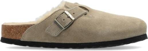 Birkenstock Boston Klompen Beige Dames