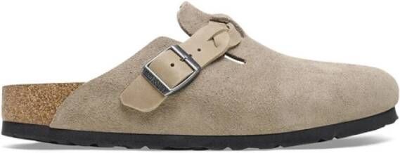 Birkenstock Boston Klompen Beige Dames