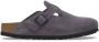 Birkenstock Velours Muiltjes met Metalen Afwerking Gray - Thumbnail 16