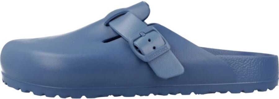 Birkenstock Boston Mules Blue Heren