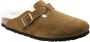 Birkenstock Boston Shearling Klompen Brown Dames - Thumbnail 1