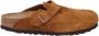 Birkenstock Boston Soft Footbed Suède Leder Brown Dames - Thumbnail 15