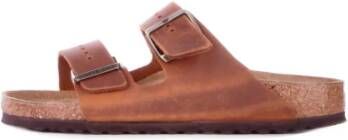 Birkenstock Brandy Sandalen met Gesp Brown Heren