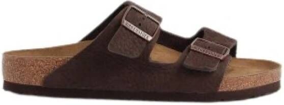 Birkenstock Bruine Arizona Sliders Bruin Heren