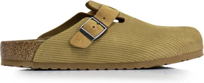 Birkenstock Boston Vl Corduroy Cork Sandalen Schoenen brown maat: 41 beschikbare maaten:41 42 46