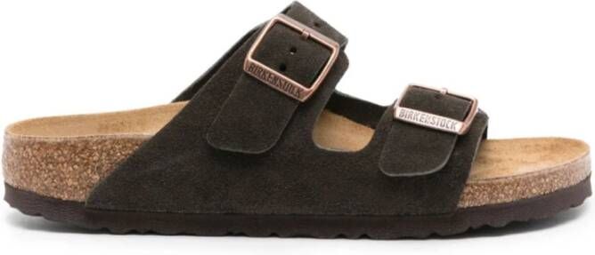 BIRKENSTOCK Slippers Arizona Maat: 43 Materiaal: Leer Kleur: Bruin - Foto 2