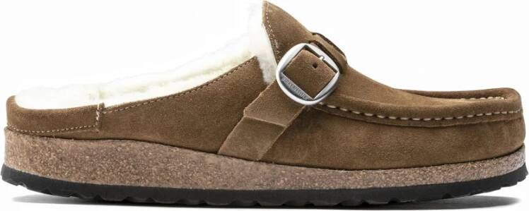 Birkenstock Buckley Shearling Klompen Brown Dames