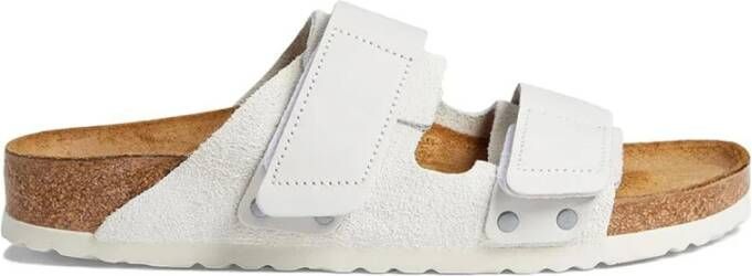 Birkenstock Casual Suède Sandalen White Dames