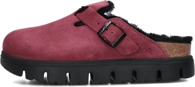 Birkenstock Chunky Shearling Klompen voor Dames Purple Dames