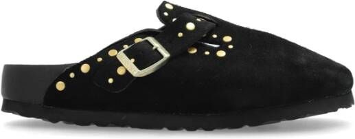 Birkenstock Clogs Boston Rivet Border Black Dames