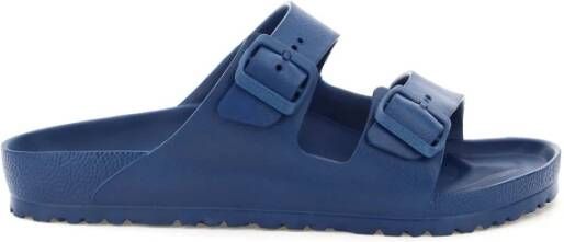 Birkenstock Comfortabele Eva Muiltjes Blue Heren