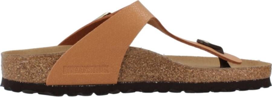 Birkenstock Comfortabele Flip Flops voor de zomer Brown Heren