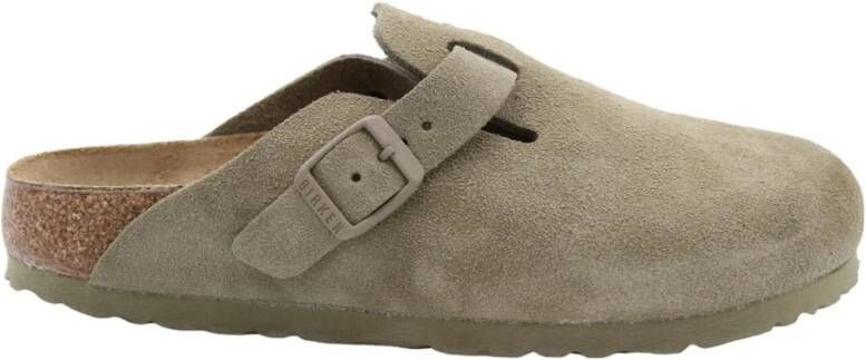 Birkenstock Comfortabele Helberd Slipper voor dagelijks gebruik Green Dames