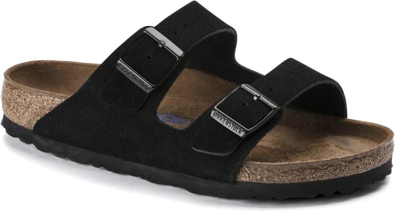 Birkenstock Comfortabele Sandaal met Zacht Voetbed Black Heren