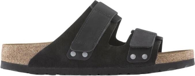 Birkenstock Comfortabele Sandalen Geïnspireerd door Voetafdrukken Black Heren