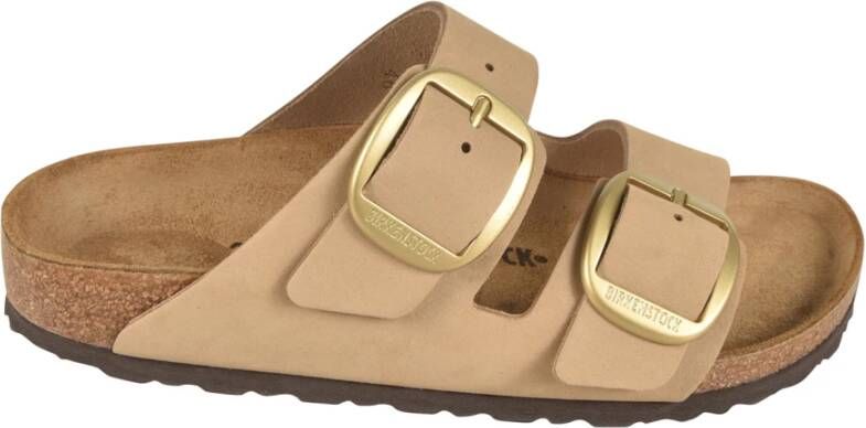 Birkenstock Comfortabele Zomer Sandalen Beige Dames