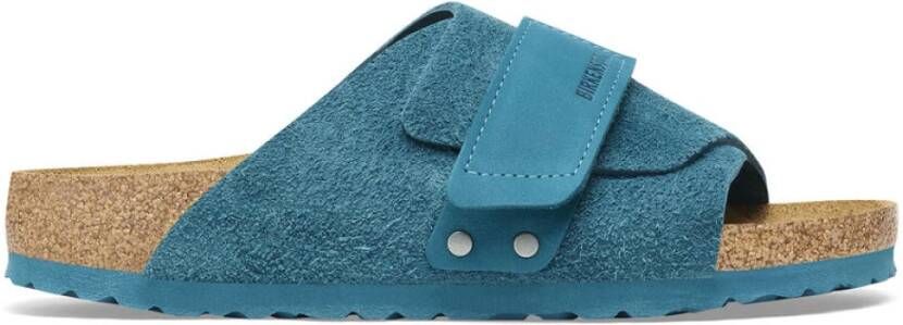 Birkenstock Diep Turkoois Kyoto Sandalen Blue Heren