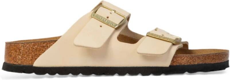 Birkenstock Ecru Nubuck Sandalen Beige Dames