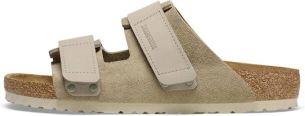 Birkenstock Suède Sliders voor Comfort en stijl Beige