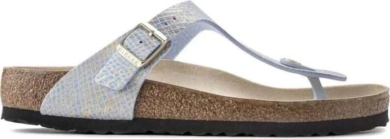 Birkenstock Elegante Gizeh Sandalen Blue Dames