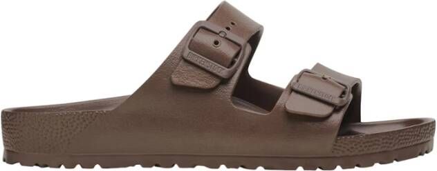 Birkenstock Elegante Leren Sandalen Brown Dames