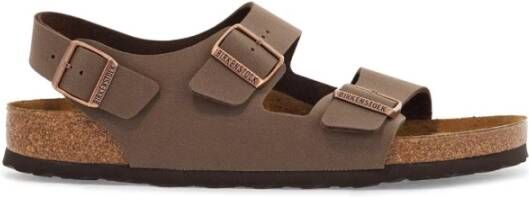 Birkenstock Elegante sandalen met kurkzool en verstelbare bandjes Brown Heren