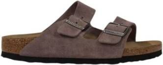 Birkenstock Enkellaars Suède Sandaal Dames Collectie Purple Dames